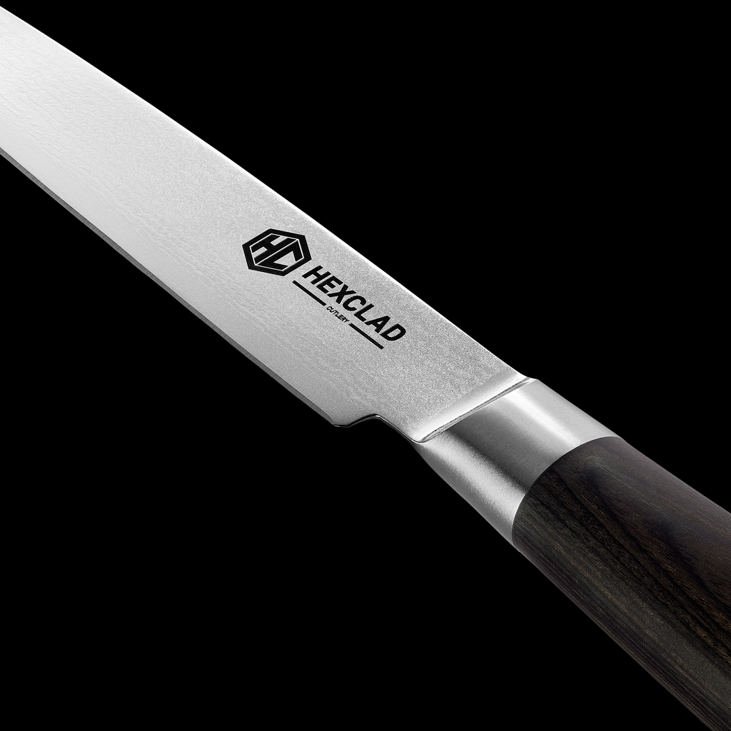 Damascus Steel Steak Knife Set, 4-pc (Espresso)